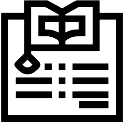 阅读清单 线条 图标