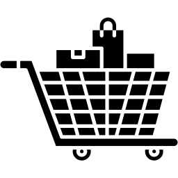 shopping cart filled icon