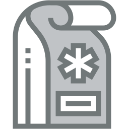 medical alert two color icon