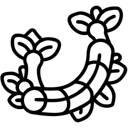 oktoberfest garland line icon