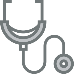 stethoscope two color icon