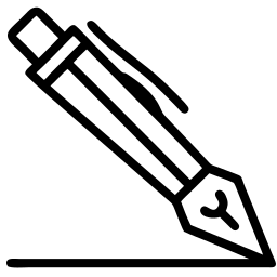 Stift linie Icon