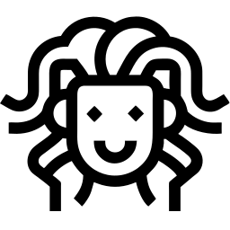 glückliches Gesicht linie Icon