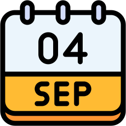 calendar lineal color icon