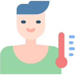 fever flat icon