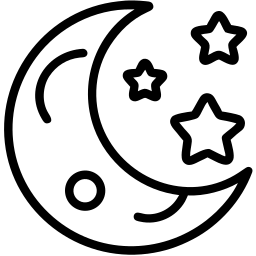 moon line icon