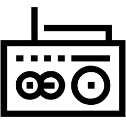 radio line icon