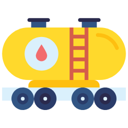 tanker flat icon