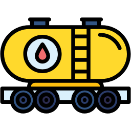 tanker lineal color icon