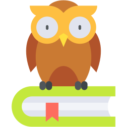búho plano icono