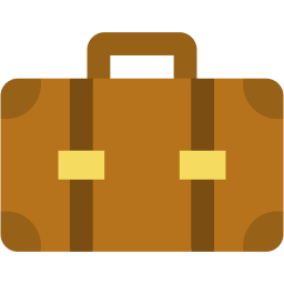 luggage flat icon