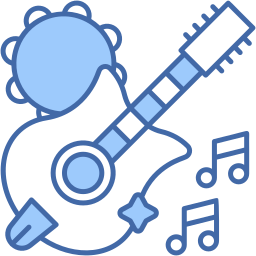 guitar two color icon