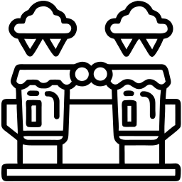 oktoberfest line icon