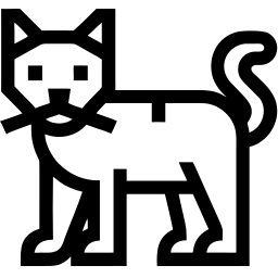 кот линия иконка