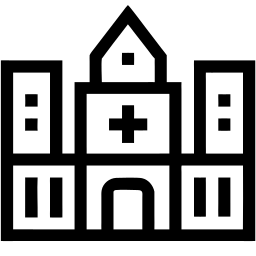 Krankenhaus linie Icon