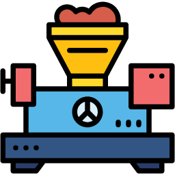 industrial machinery lineal color icon