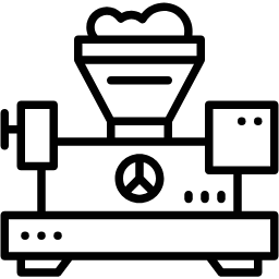 industrial machinery line icon