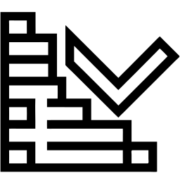 成功 线条 图标