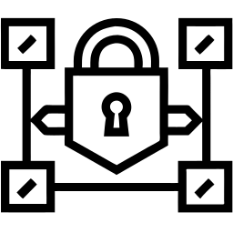 安全 线条 图标