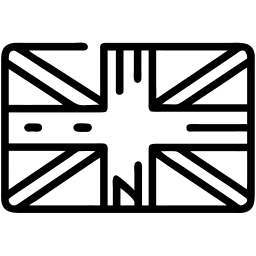 英国国旗 线条 图标