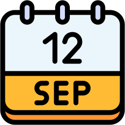 calendar lineal color icon