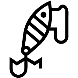 fishing lure line icon