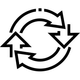 دائري خط أيقونة