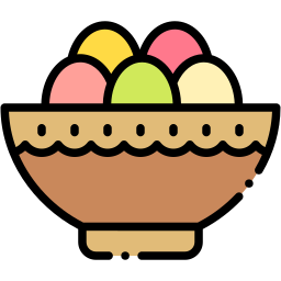 bowl lineal color icon