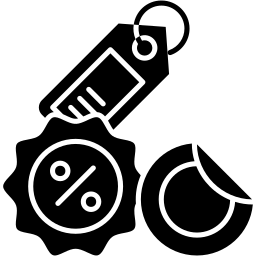 sale filled icon