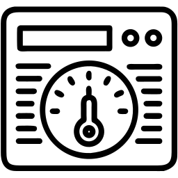 jauge ligne icône