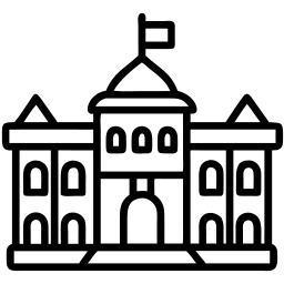 Regierungsgebäude linie Icon