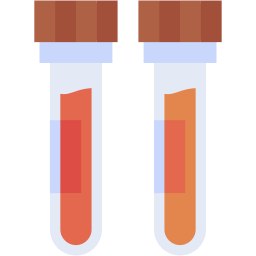 test tube flat icon