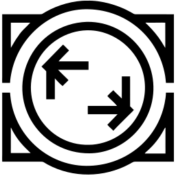 arrows line icon
