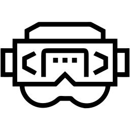 virtuelle Realität linie Icon