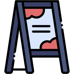 sandwich board icon