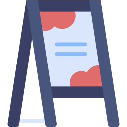 sandwich board icon