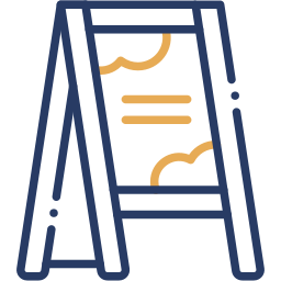 sandwich board icon