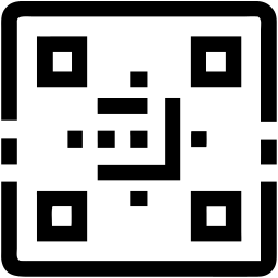 codice qr linea icona