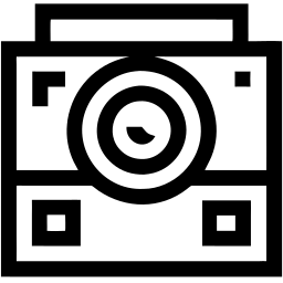 相机 线条 图标