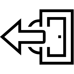 exit line icon