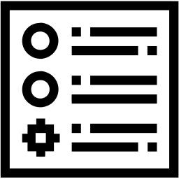 formulaire ligne icône