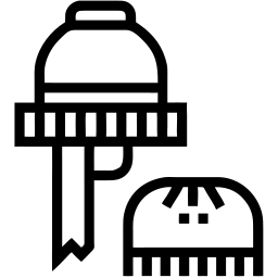 قبعة خط أيقونة