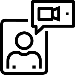 video call line icon