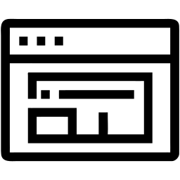 navigateur ligne icône