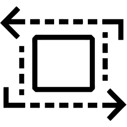调整大小 线条 图标
