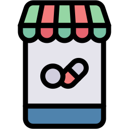 pharmacy lineal color icon