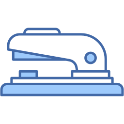 stapler two color icon