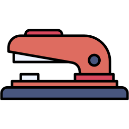 stapler lineal color icon