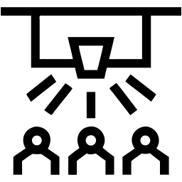diwali lighting line icon