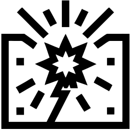 diwali fireworks line icon